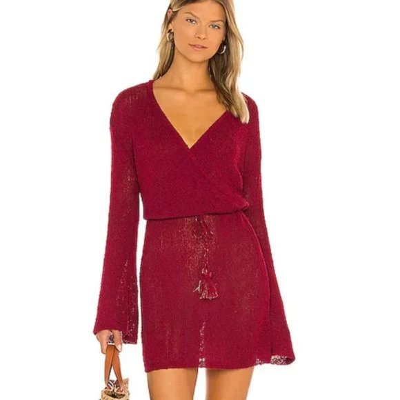 L*Space Topanga Sweater Knit Cover-Up XL - Picture 1 of 16